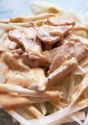 鶏胸肉 大根 マヨ醤油 サラダ-レシピのメイン写真