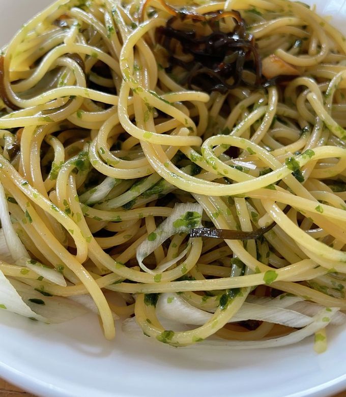 簡単☆塩昆布と青のりパスタ-レシピのメイン写真
