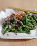 簡単おいしい！いんげんのおかか醤油炒め