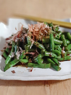 簡単おいしい！いんげんのおかか醤油炒め-レシピのメイン写真