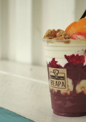 チーズホイップ・アサイースムージー-レシピのメイン写真