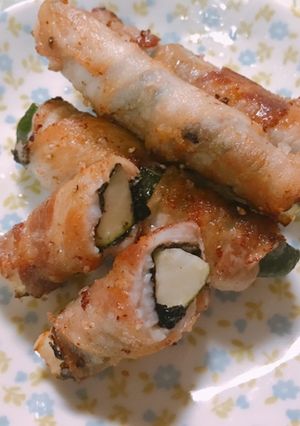肉巻きズッキーニ-レシピのメイン写真