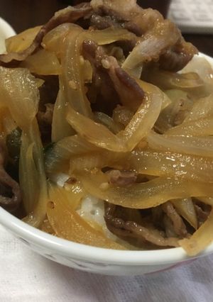 世界一簡単な牛丼-レシピのメイン写真