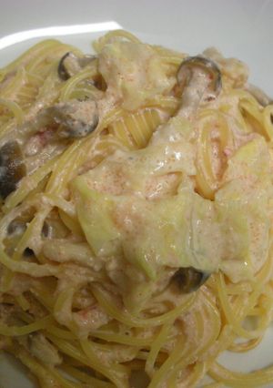 明太子とキャベツのクリームパスタ-レシピのメイン写真