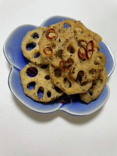 水煮で簡単 低糖質きんぴられんこん-レシピのメイン写真