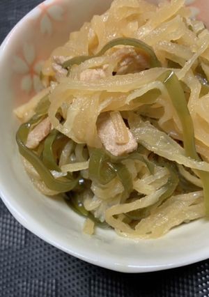 ダシで食べる☆切干し大根と切昆布の煮物-レシピのメイン写真