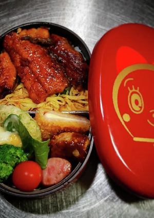 ノアちゃんの鰻重弁当 ❨(❀≧↺≦❀)❩-レシピのメイン写真