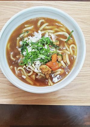 残ったカレーのカレーうどん-レシピのメイン写真