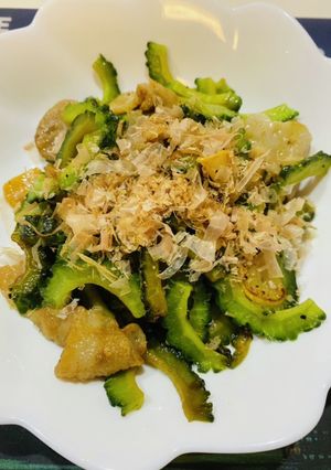 ゴーヤと豚肉のおつまみ-レシピのメイン写真