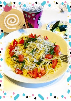 冷製もずくパスタ-レシピのメイン写真