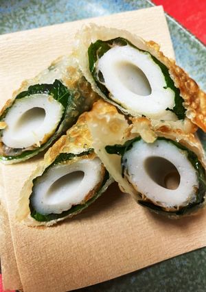 余った餃子の皮と竹輪でお弁当やおつまみ-レシピのメイン写真