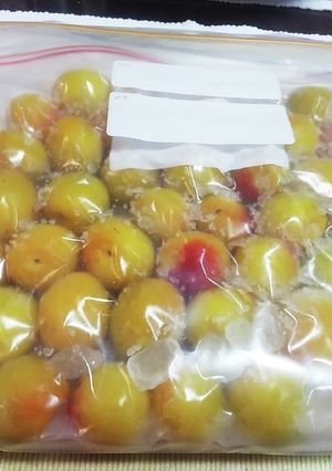 少量からOK！チャック付袋で作れる梅干し-レシピのメイン写真