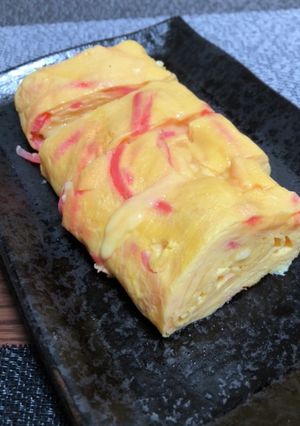 紅生姜とチーズ入り　出汁巻卵-レシピのメイン写真