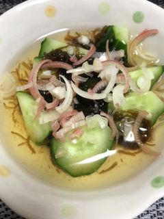 きゅうりのもずく酢和え-レシピのメイン写真