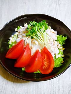 *豚しゃぶサラダうどん*-レシピのメイン写真