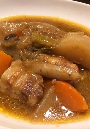 豚バラブロックと野菜のカレースープ-レシピのメイン写真