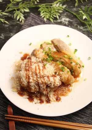 簡単！水晶鶏＆揚げないチキンカツ-レシピのメイン写真