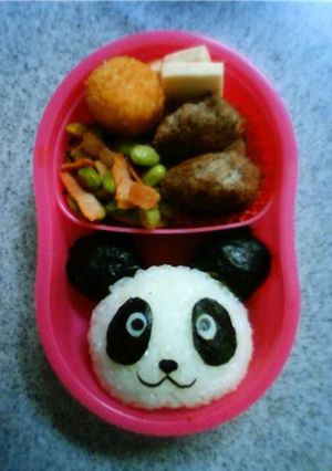簡単♪パンダ弁当～キャラ弁-レシピのメイン写真