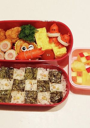 中学生(2年)のお弁当2-レシピのメイン写真