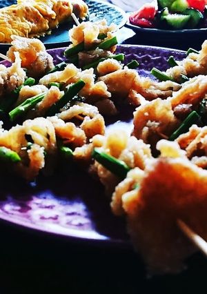 鶏皮アスパラ串-レシピのメイン写真
