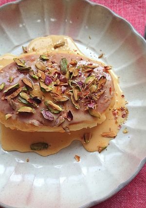 北海道チーズ蒸しケーキで高級デザート-レシピのメイン写真