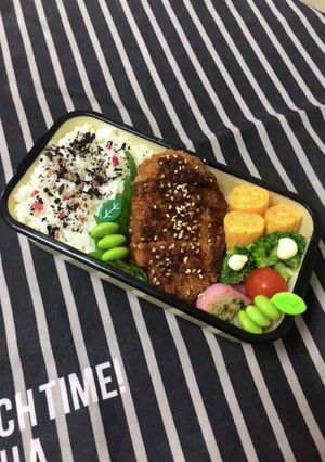 男子高校生弁当6/12とんかつ弁当-レシピのメイン写真