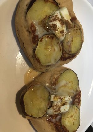 焼き芋ハニーバター練乳パンケーキ-レシピのメイン写真