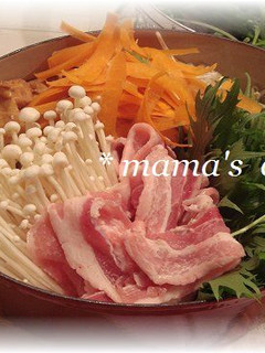 豆乳ごま鍋*-レシピのメイン写真