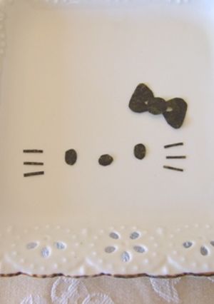 キティちゃんの海苔カット（キャラ弁）-レシピのメイン写真
