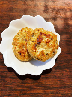 胸肉で野菜たっぷりな揚げハンバーグ-レシピのメイン写真