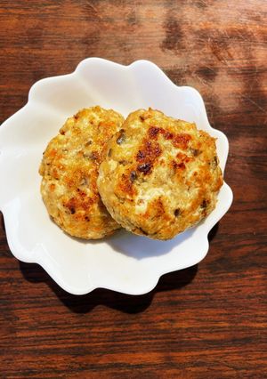 胸肉で野菜たっぷりな揚げハンバーグ-レシピのメイン写真