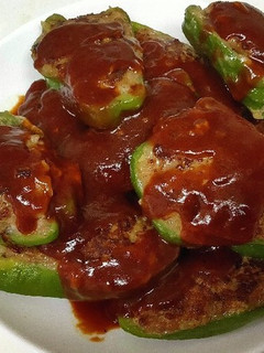 ピーマンの肉詰め-レシピのメイン写真