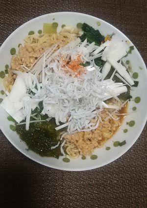 サッポロ一番で納豆冷やしラーメン-レシピのメイン写真