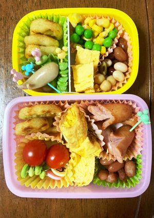 1歳6ヶ月と3歳の日常ピクニック弁当♪-レシピのメイン写真