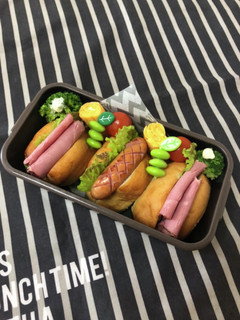 男子中学生弁当6/12ロールパンサンド-レシピのメイン写真