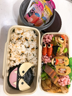ポケモン弁当 ゴースト弁当 鯉のぼり-レシピのメイン写真