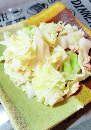 キャベツとツナの温サラダ-レシピのメイン写真