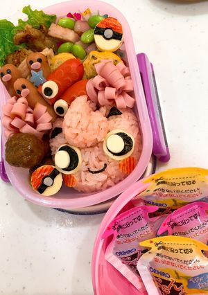 ポケモン弁当 プリン弁当 キャラ弁-レシピのメイン写真