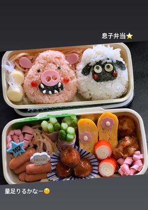 ひつじのショーン弁当 キャラ弁-レシピのメイン写真
