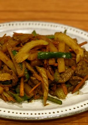 じゃがいもの和風カレー炒め[いりこ麹]-レシピのメイン写真