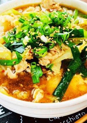 味仙の辣肉醤を使って♪麺神味噌ラーメン♡-レシピのメイン写真