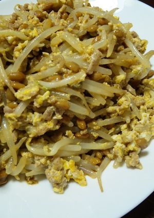 ご飯がススム！もやし納豆-レシピのメイン写真