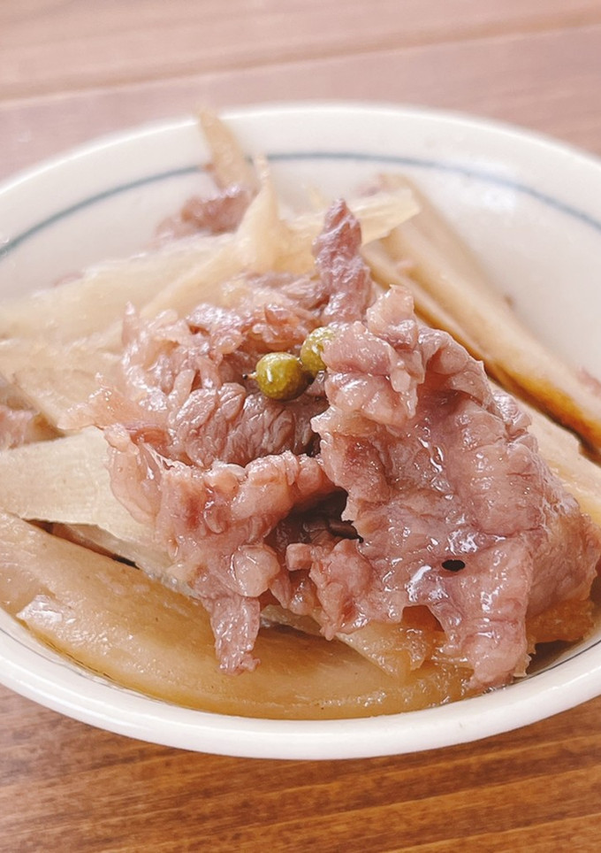 ごぼうと牛肉の山椒しょうゆ煮-レシピのメイン写真