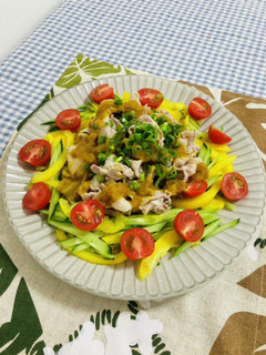 夏野菜豚しゃぶサラダ☆-レシピのメイン写真