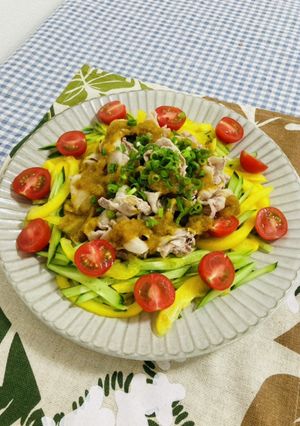 夏野菜豚しゃぶサラダ☆-レシピのメイン写真