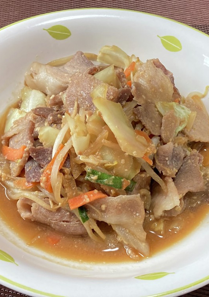 肉と野菜の味噌炒め!(^^)!-レシピのメイン写真