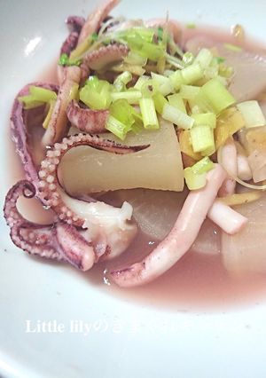 イカゲソと大根のレンジ煮-レシピのメイン写真
