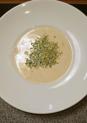 ヨウサマの減塩玉ねぎの冷たいスープ-レシピのメイン写真