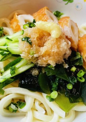 ヘルシーな基本のぶっかけ冷やしうどん-レシピのメイン写真