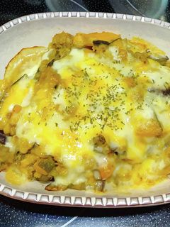 なすとかぼちゃのチーズ焼き-レシピのメイン写真